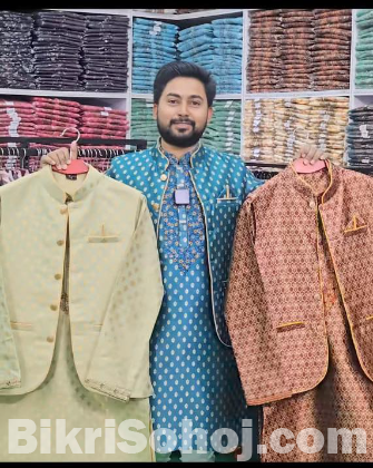 ম্যাচিং কটি-পাঞ্জাবী।